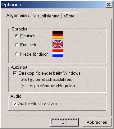 Optionen-Dialog